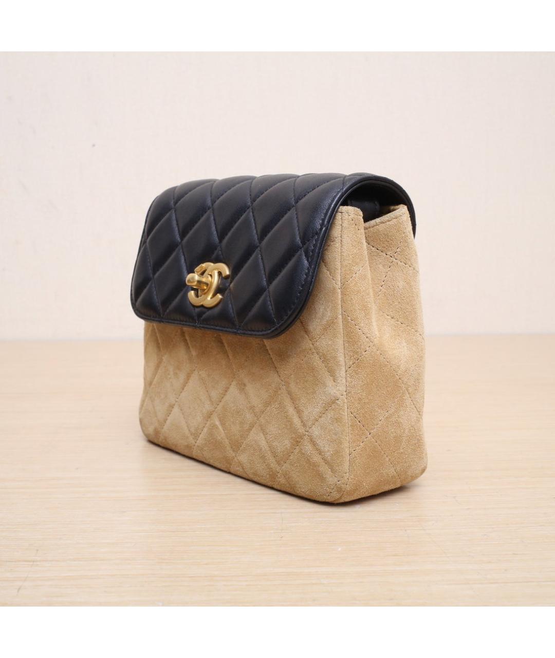 CHANEL Замшевая сумка через плечо, фото 4