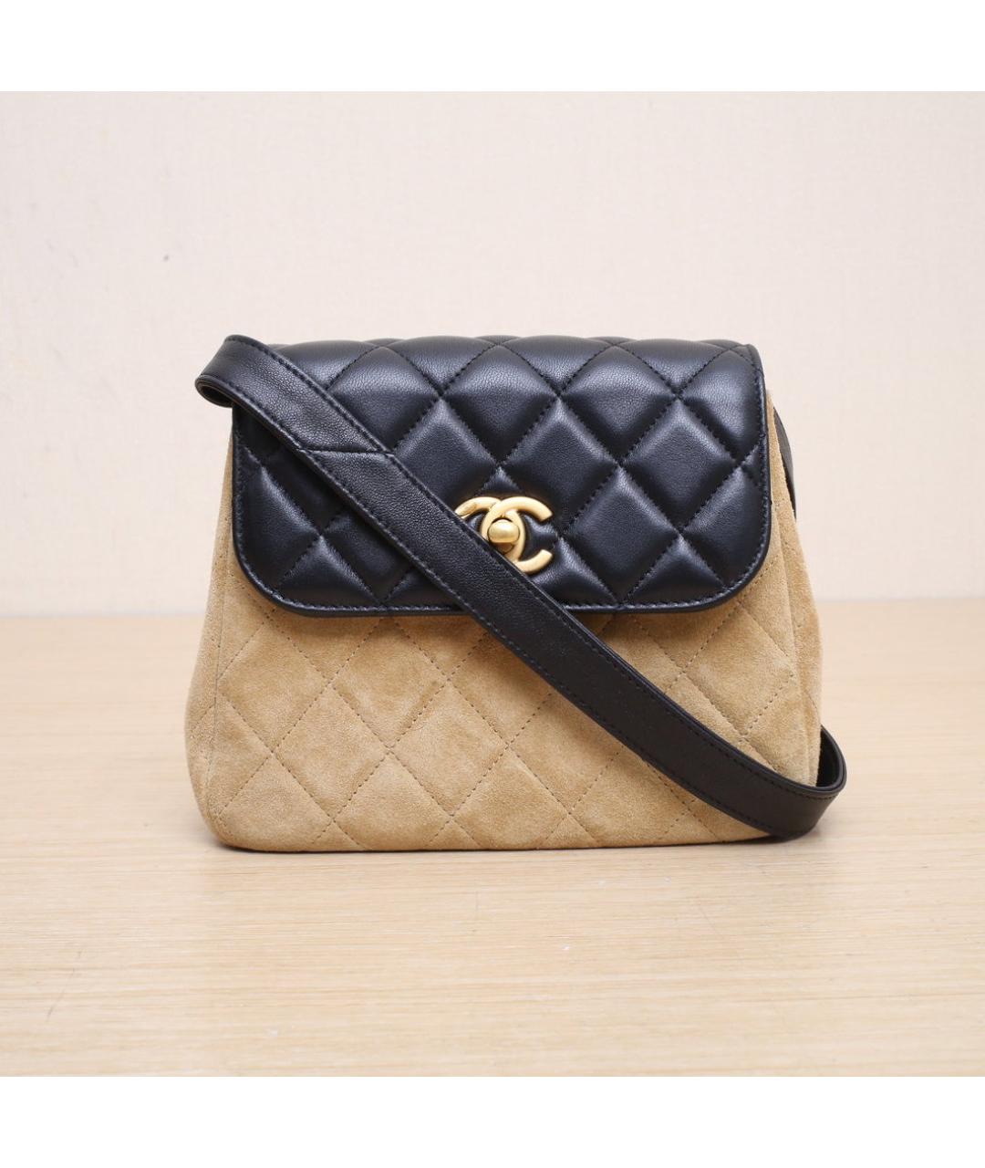 CHANEL Замшевая сумка через плечо, фото 3
