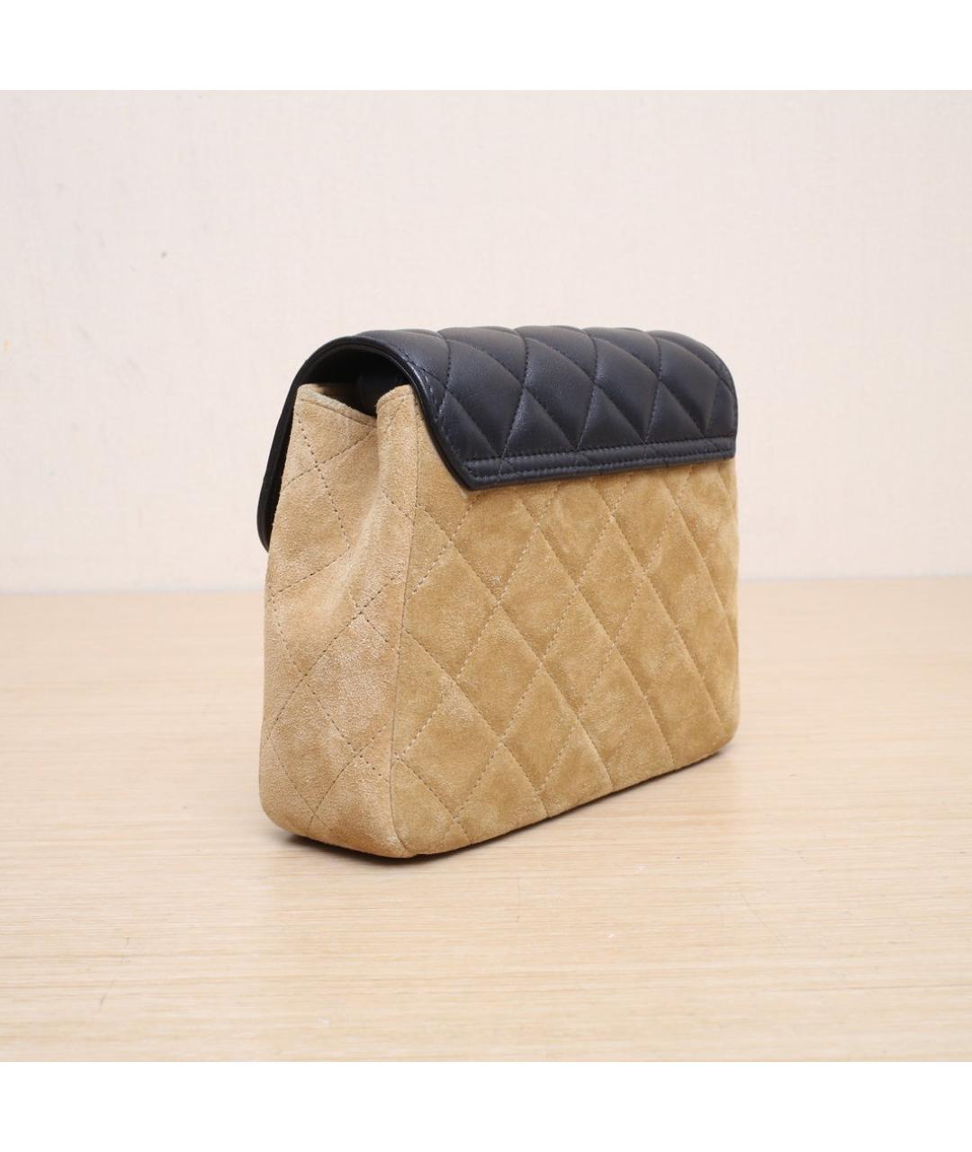 CHANEL Замшевая сумка через плечо, фото 6