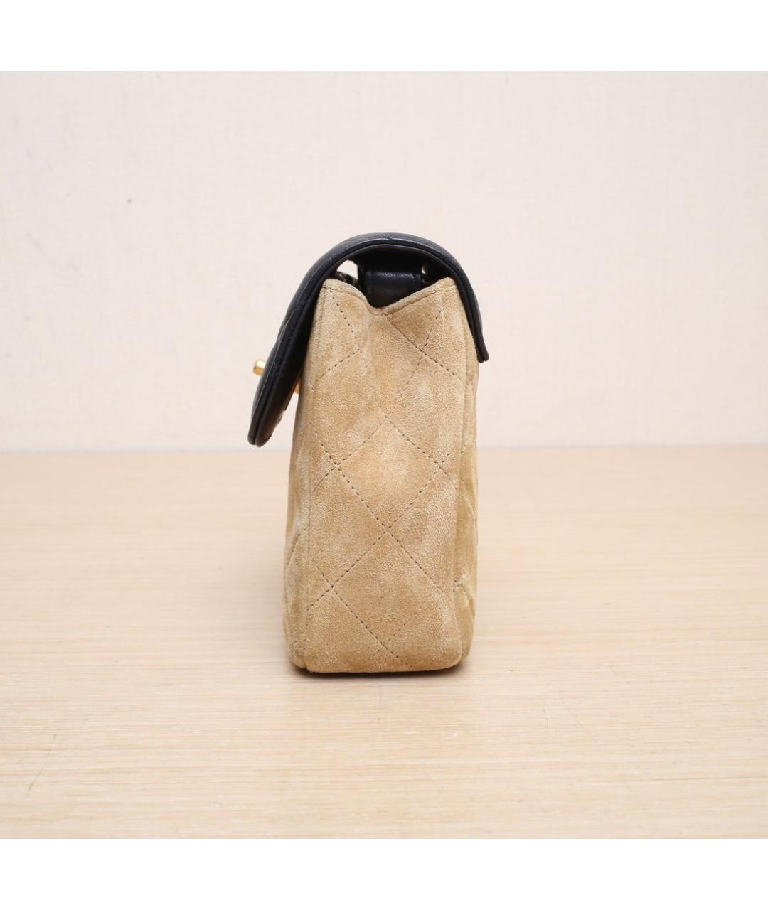 CHANEL Замшевая сумка через плечо, фото 5