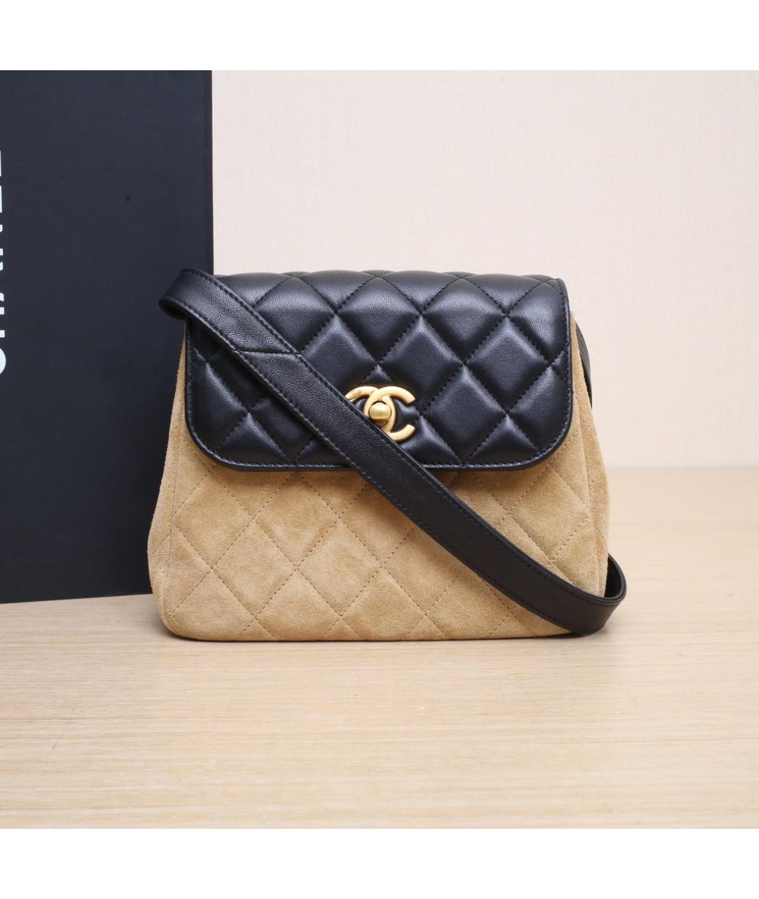 CHANEL Замшевая сумка через плечо, фото 2