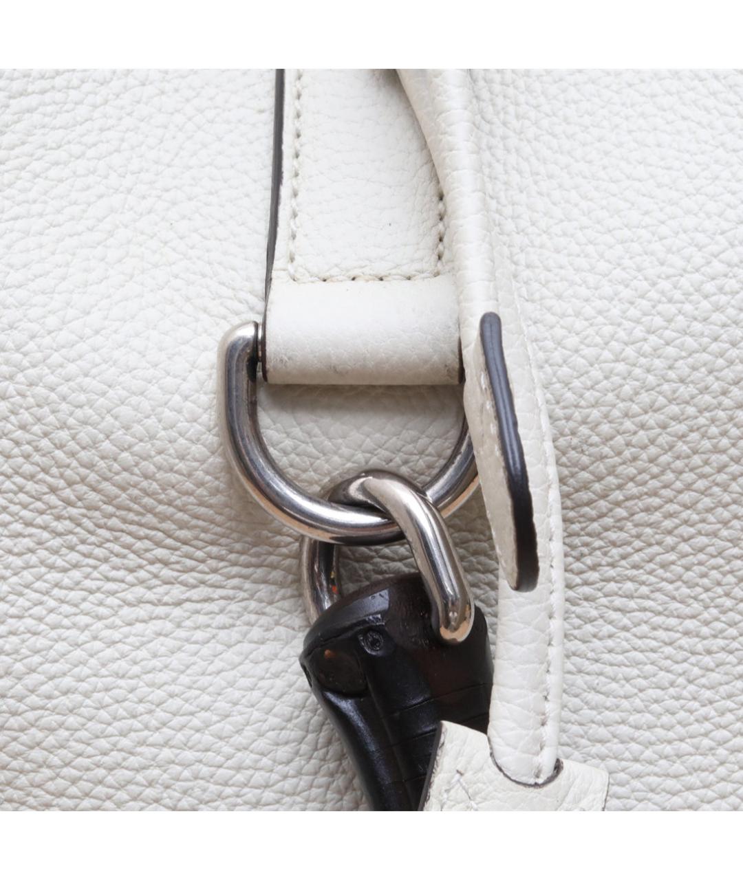 GUCCI Белый кожаный рюкзак, фото 8