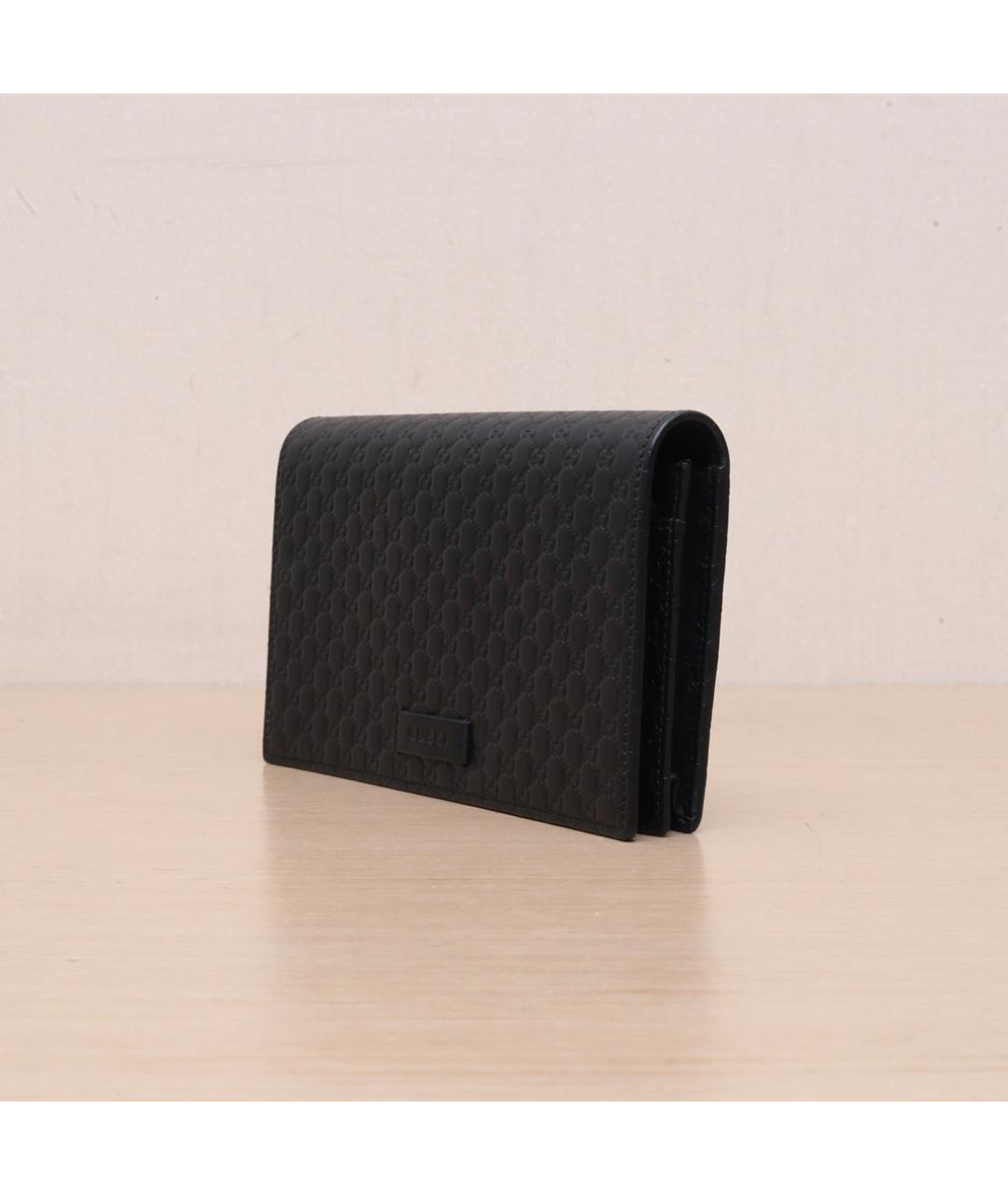 GUCCI Черная кожаная сумка через плечо, фото 4