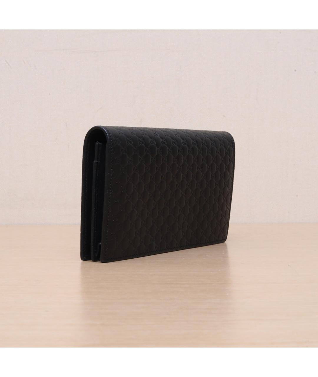 GUCCI Черная кожаная сумка через плечо, фото 6