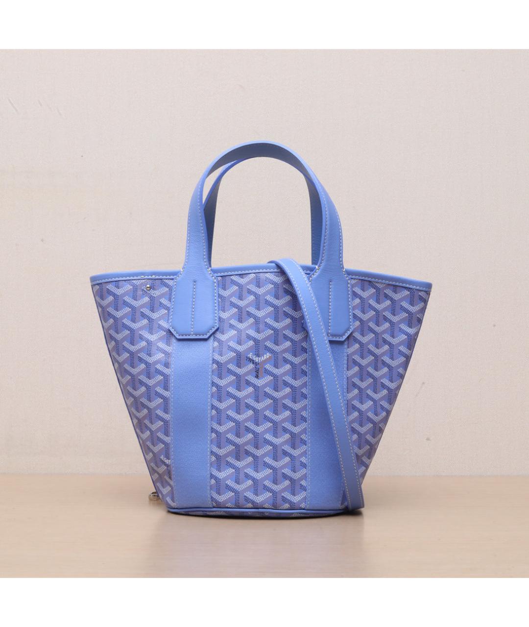 GOYARD Синяя сумка через плечо, фото 3