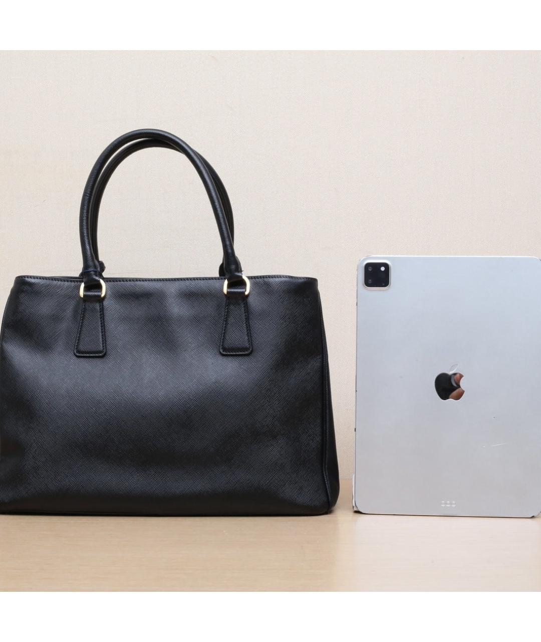 PRADA Черная кожаная сумка через плечо, фото 7