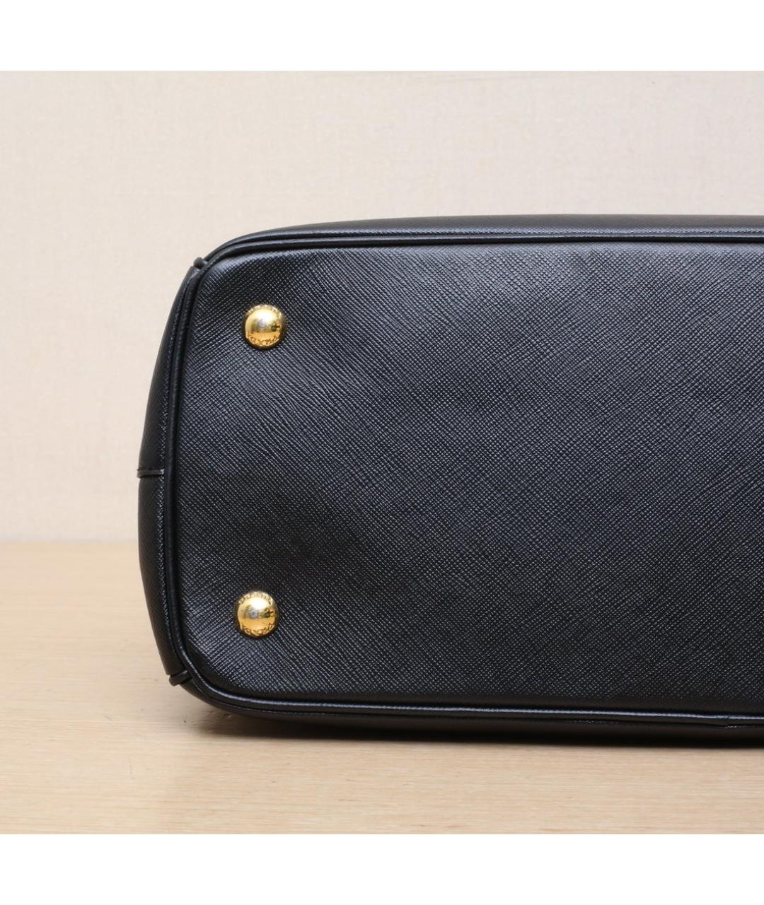 PRADA Черная кожаная сумка через плечо, фото 9