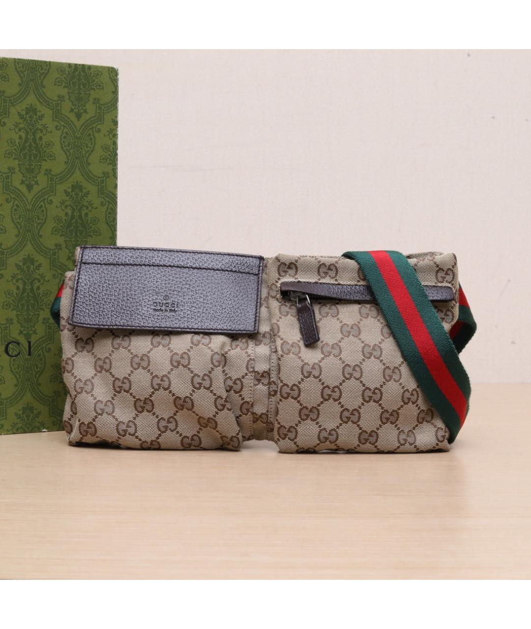 GUCCI Тканевая сумка через плечо, фото 2