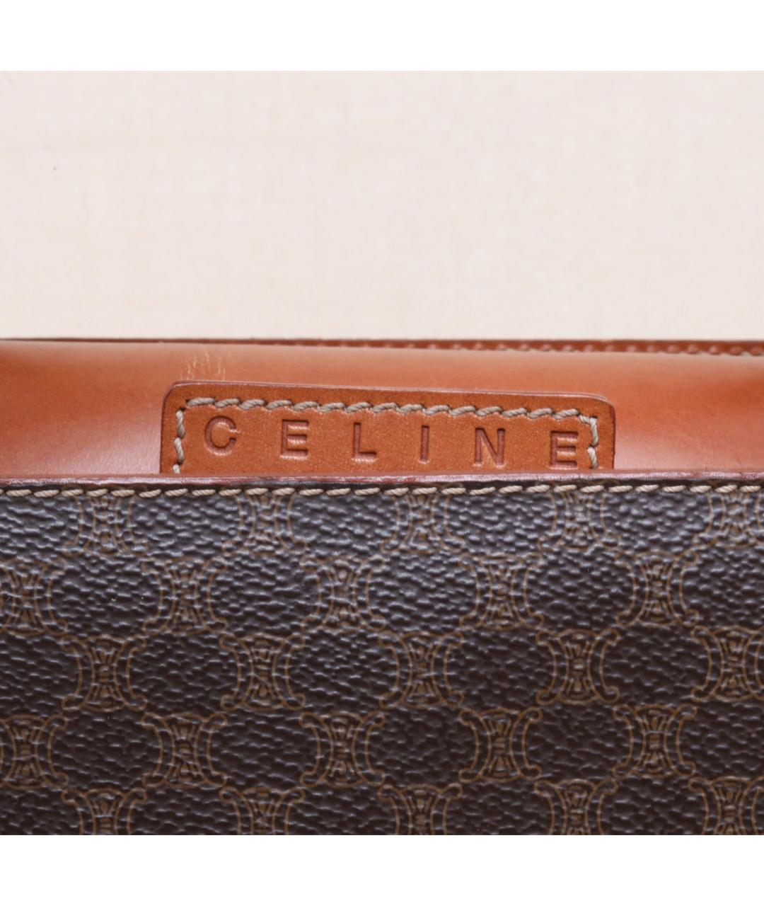 CELINE Коричневая сумка через плечо, фото 8