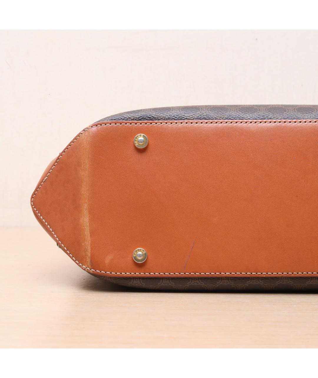 CELINE Коричневая сумка через плечо, фото 9