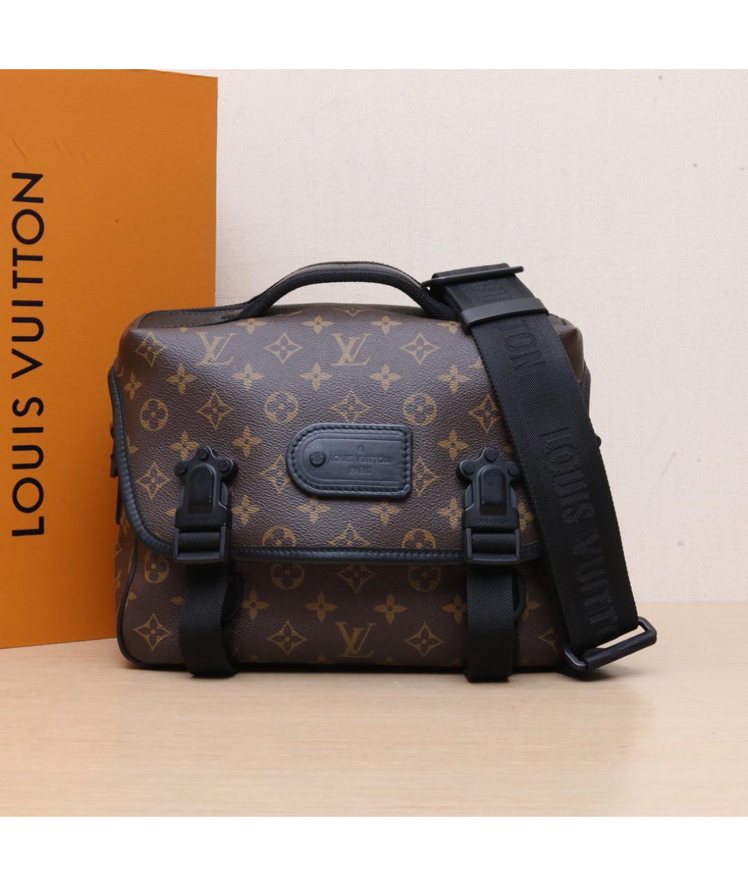 LOUIS VUITTON Коричневая сумка через плечо, фото 2