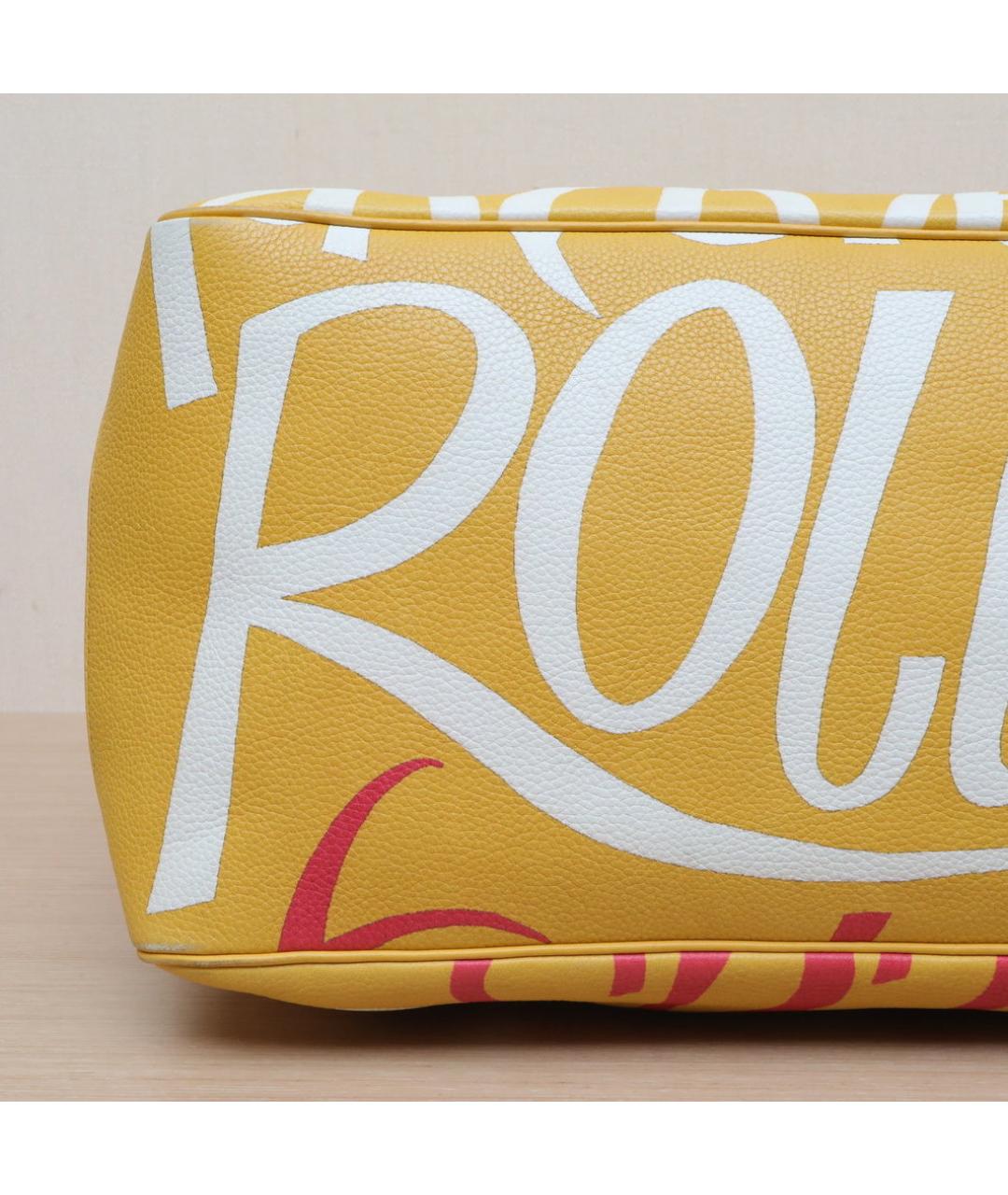 BURBERRY Желтая кожаная сумка через плечо, фото 9