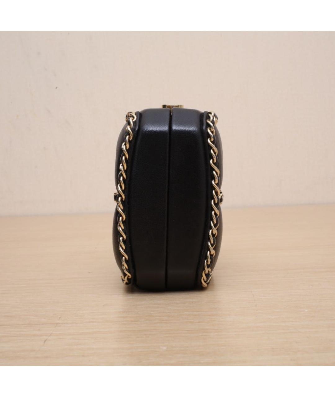 CHANEL Черная кожаная сумка через плечо, фото 5