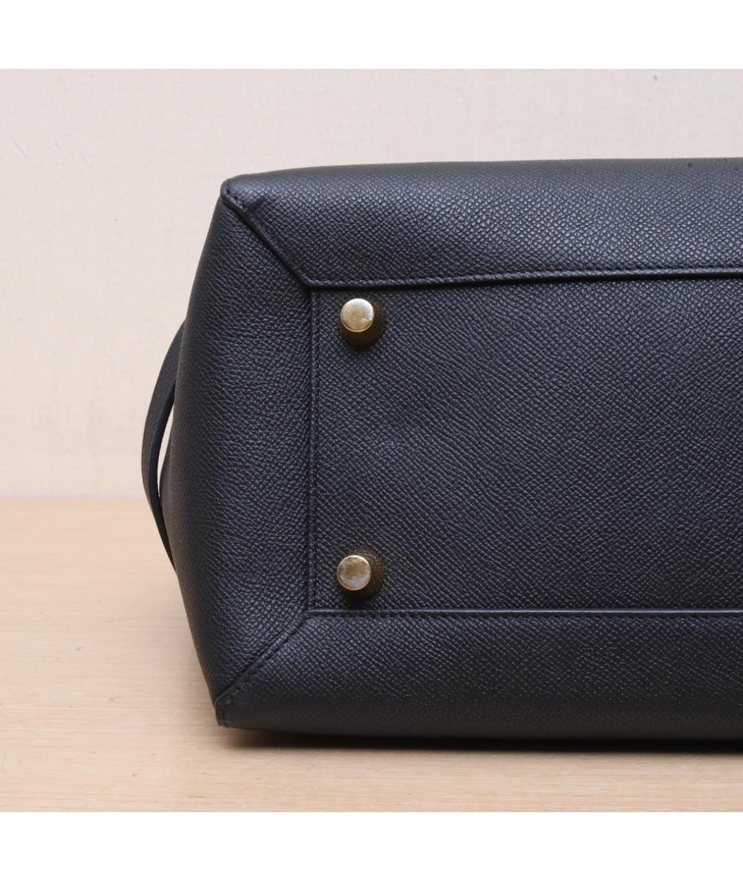 CELINE Черная кожаная сумка через плечо, фото 9