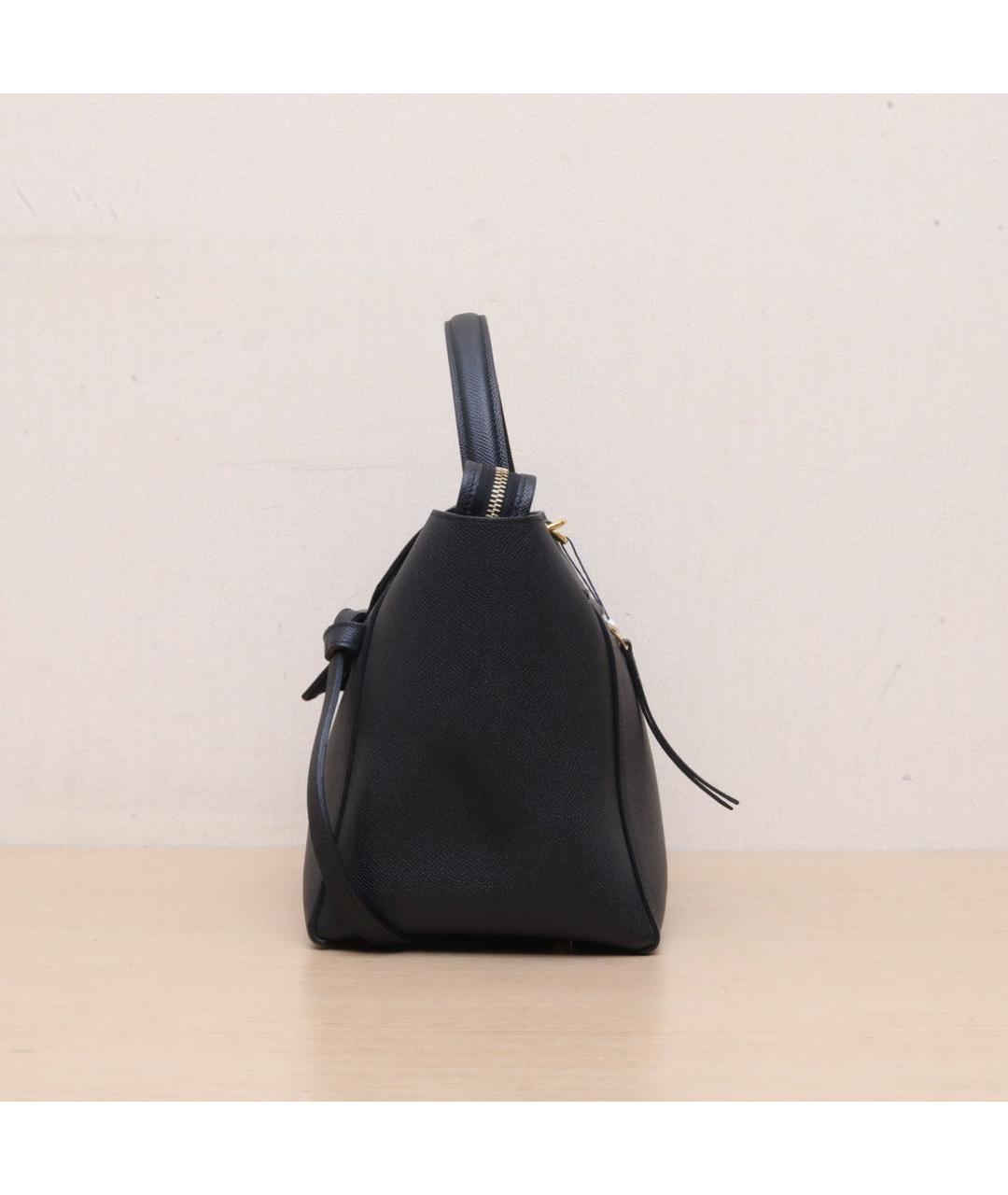 CELINE Черная кожаная сумка через плечо, фото 5