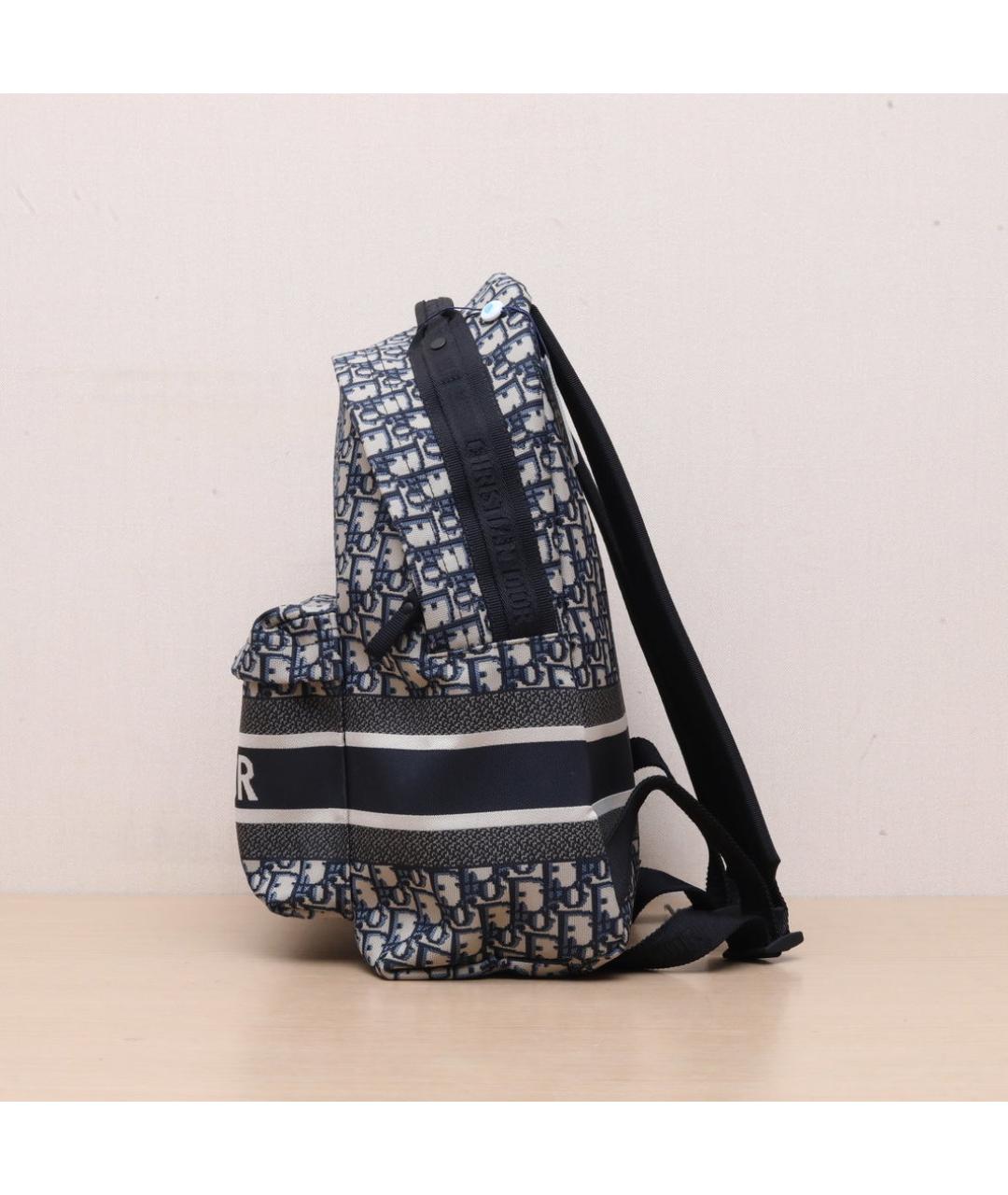 CHRISTIAN DIOR Темно-синий рюкзак, фото 5