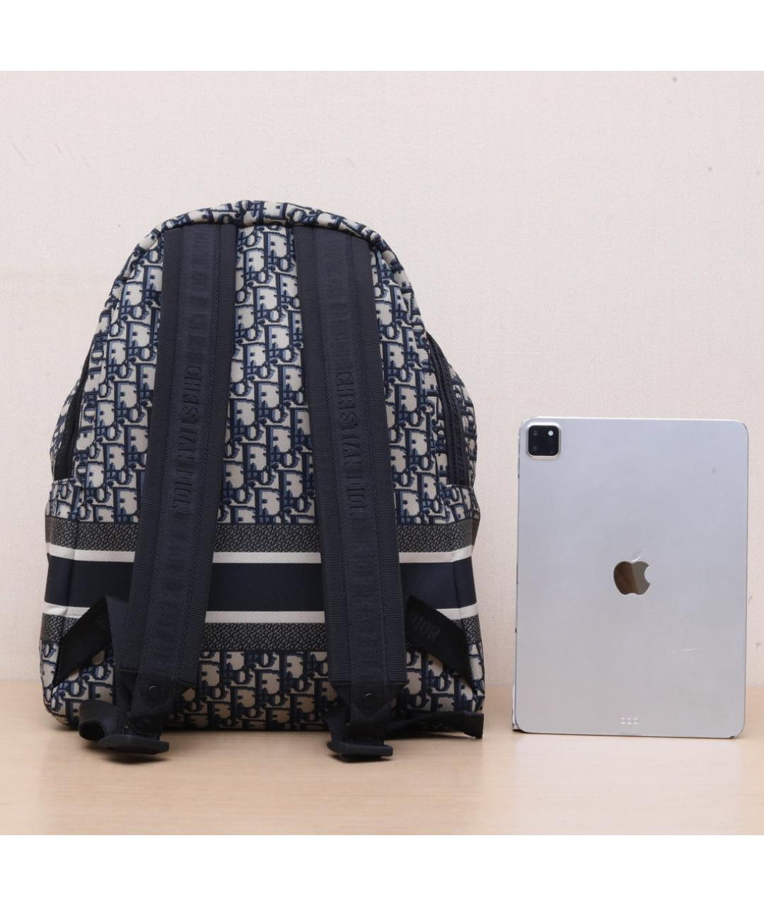 CHRISTIAN DIOR Темно-синий рюкзак, фото 7