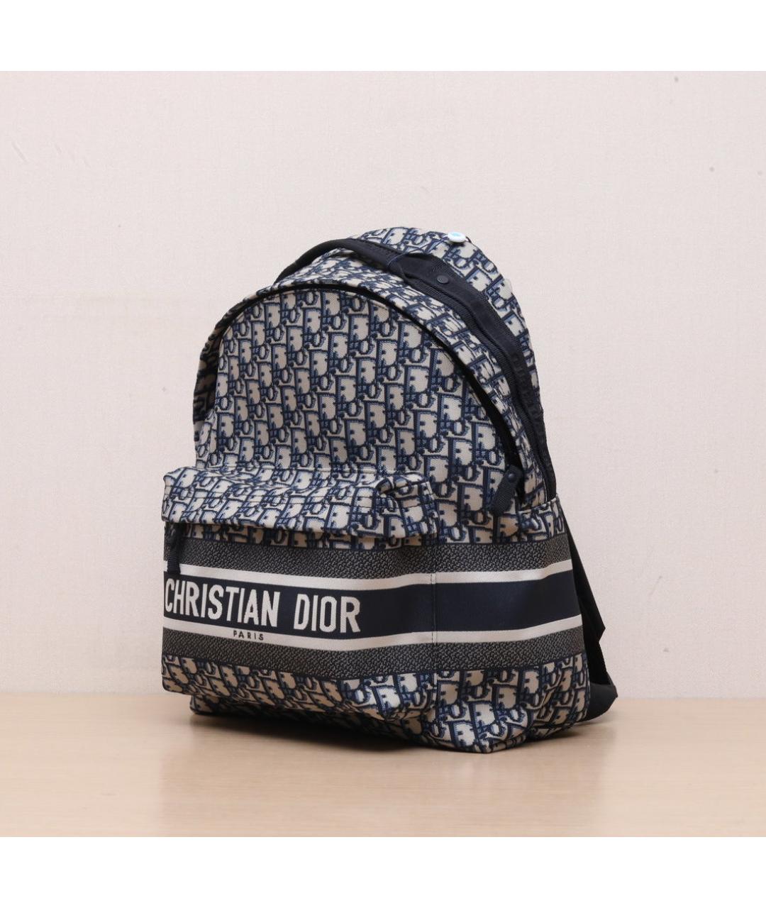 CHRISTIAN DIOR Темно-синий рюкзак, фото 4
