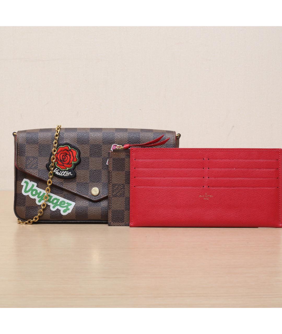 LOUIS VUITTON Коричневая сумка через плечо, фото 3