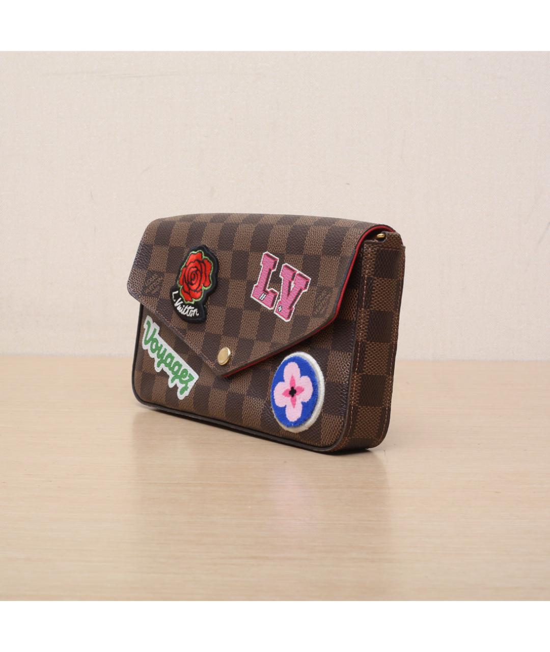 LOUIS VUITTON Коричневая сумка через плечо, фото 4