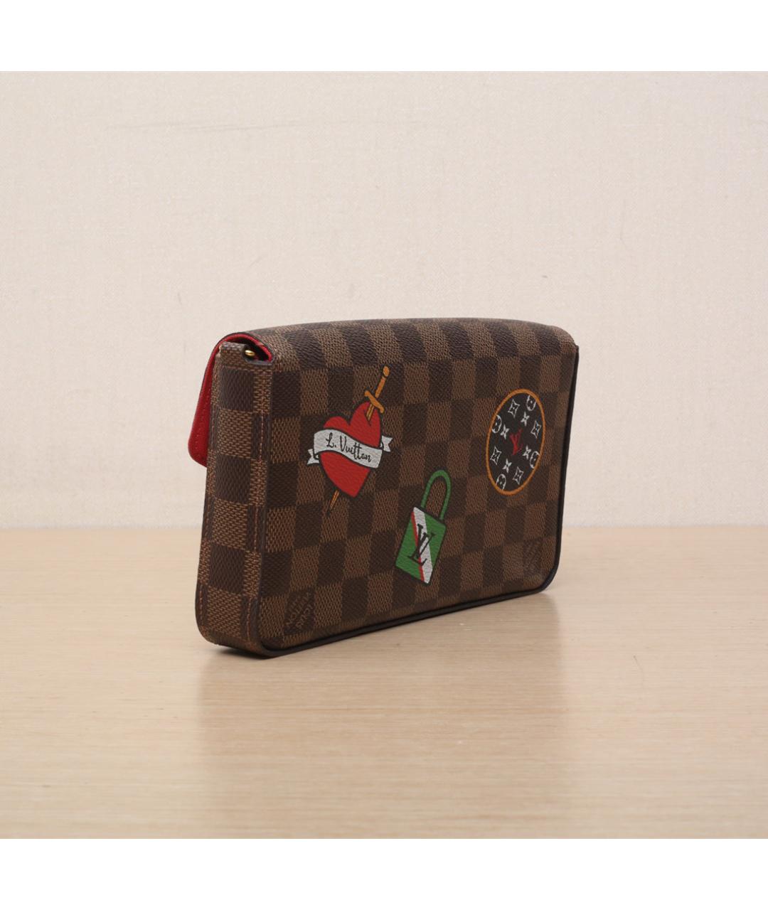 LOUIS VUITTON Коричневая сумка через плечо, фото 6