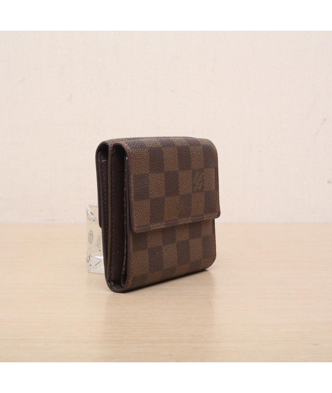 LOUIS VUITTON Коричневый кошелек, фото 6