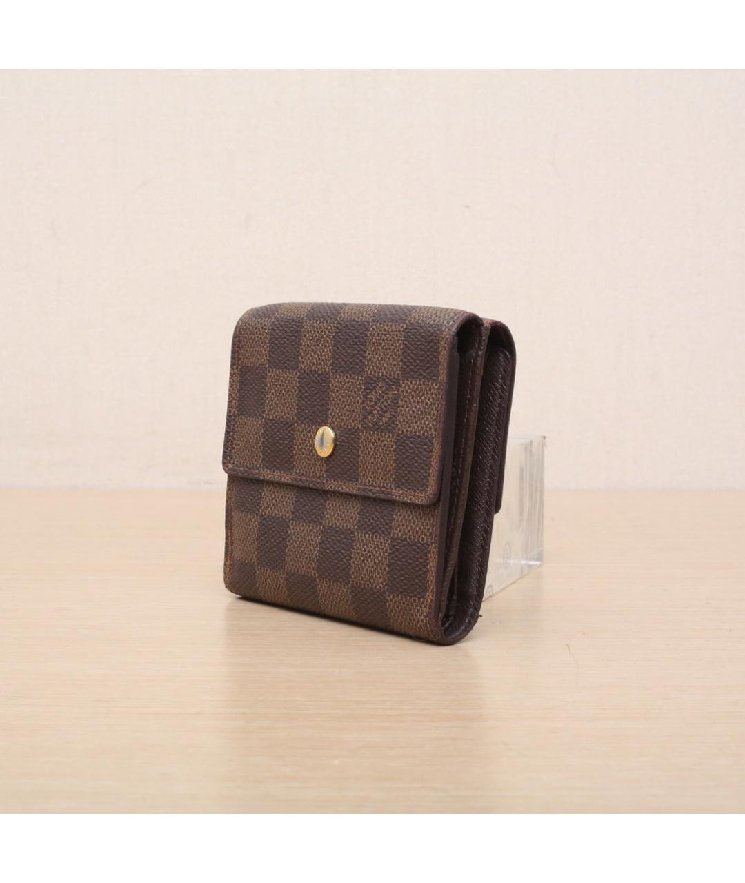 LOUIS VUITTON Коричневый кошелек, фото 4