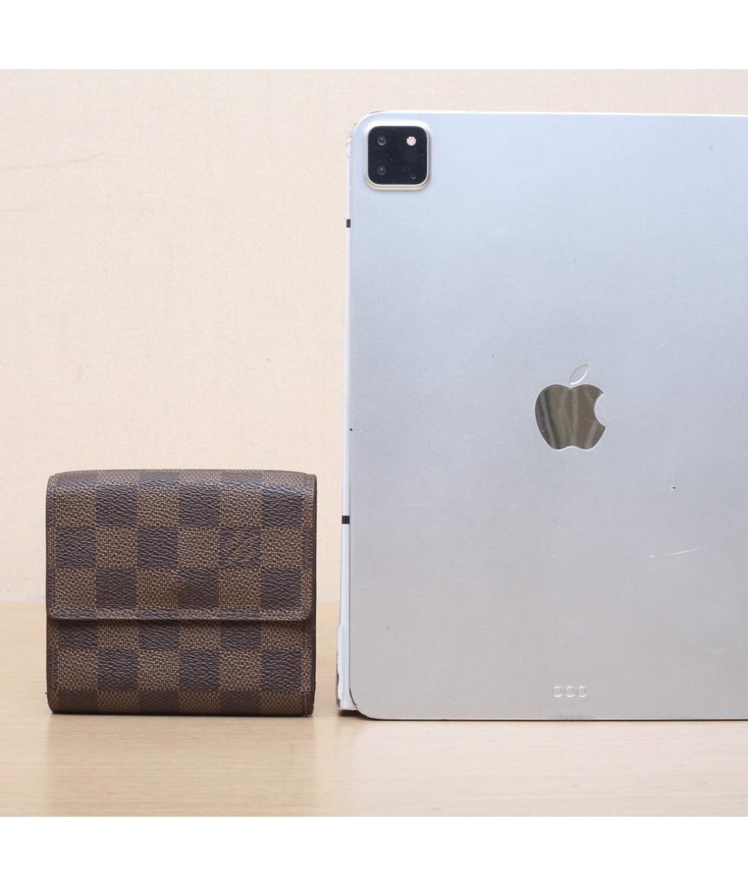 LOUIS VUITTON Коричневый кошелек, фото 7