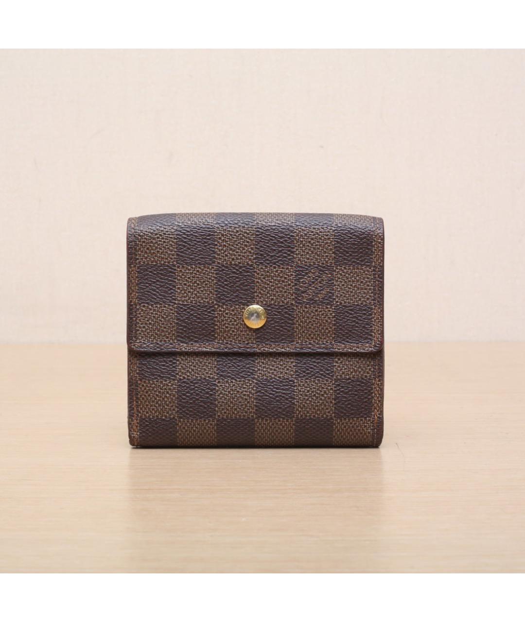 LOUIS VUITTON Коричневый кошелек, фото 3