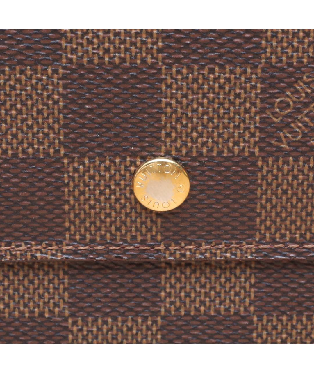 LOUIS VUITTON Коричневый кошелек, фото 8