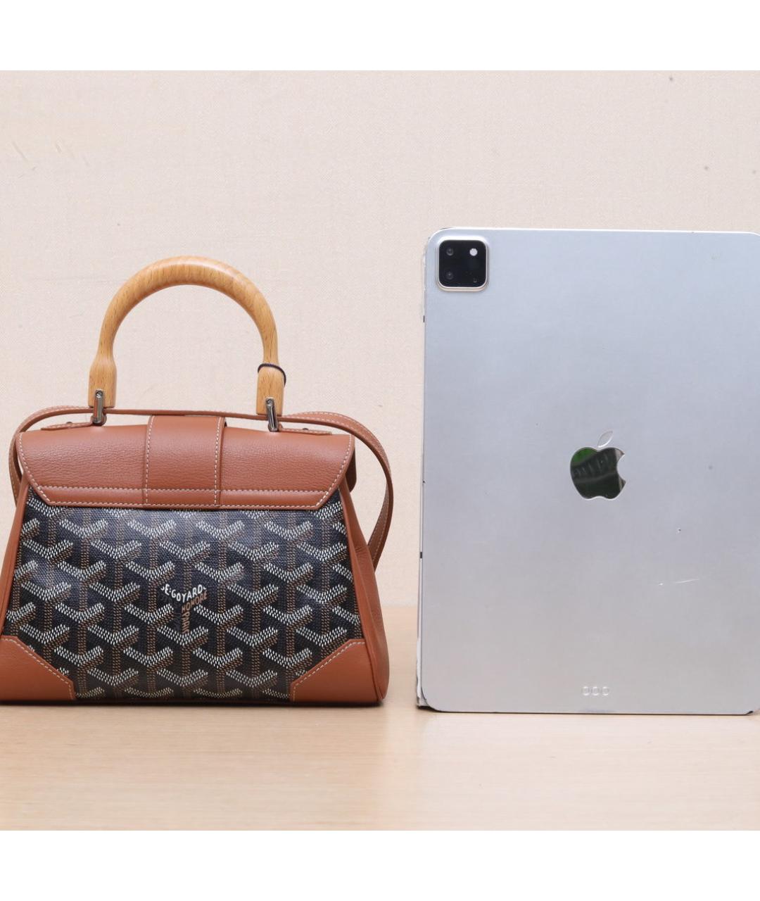 GOYARD Коричневая сумка через плечо, фото 7