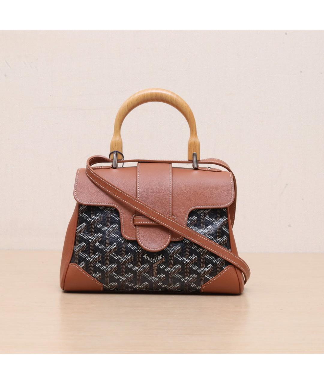 GOYARD Коричневая сумка через плечо, фото 2