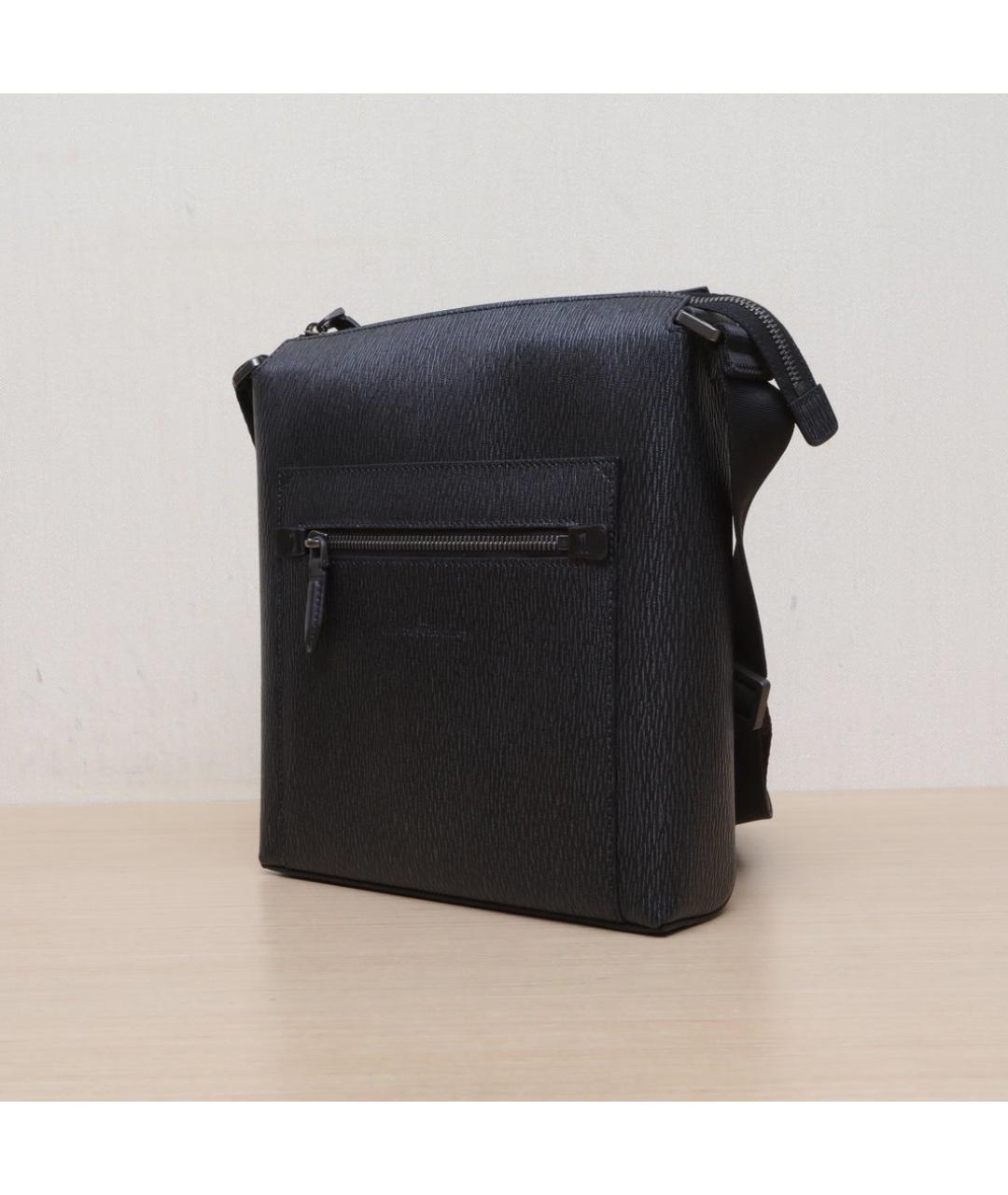 FERRAGAMO Черная сумка через плечо, фото 4