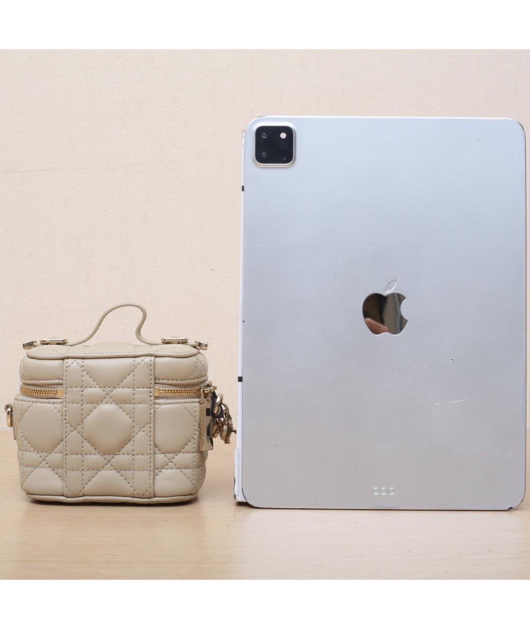 CHRISTIAN DIOR Бежевая кожаная сумка через плечо, фото 7