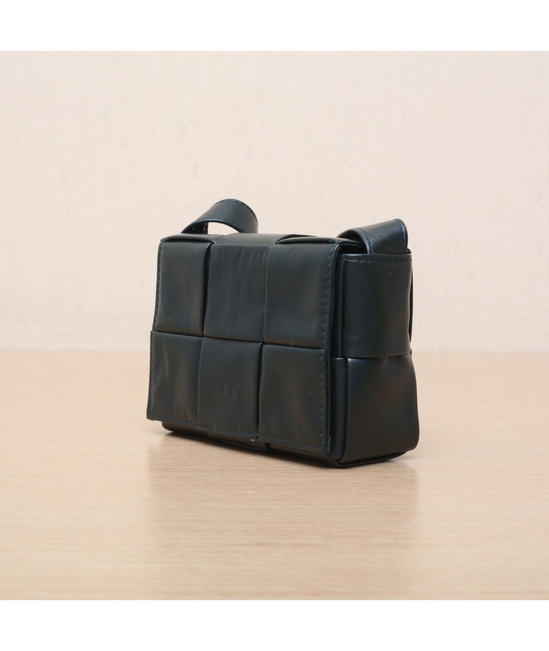 BOTTEGA VENETA Зеленая кожаная сумка через плечо, фото 4