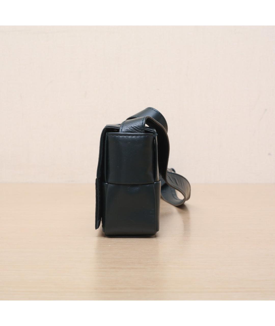 BOTTEGA VENETA Зеленая кожаная сумка через плечо, фото 5