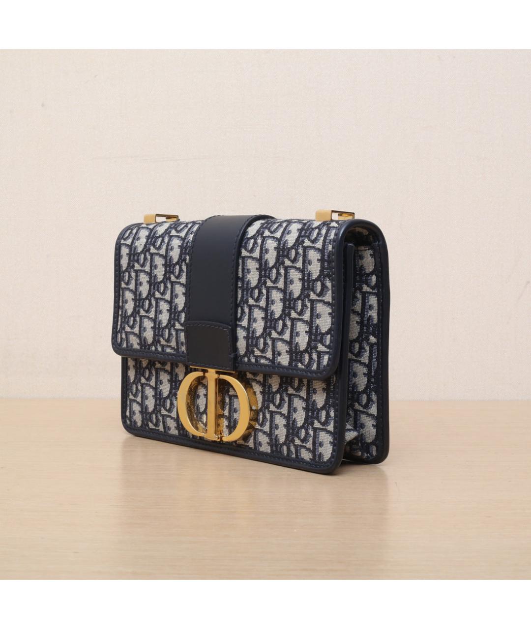 CHRISTIAN DIOR Темно-синяя сумка через плечо, фото 4