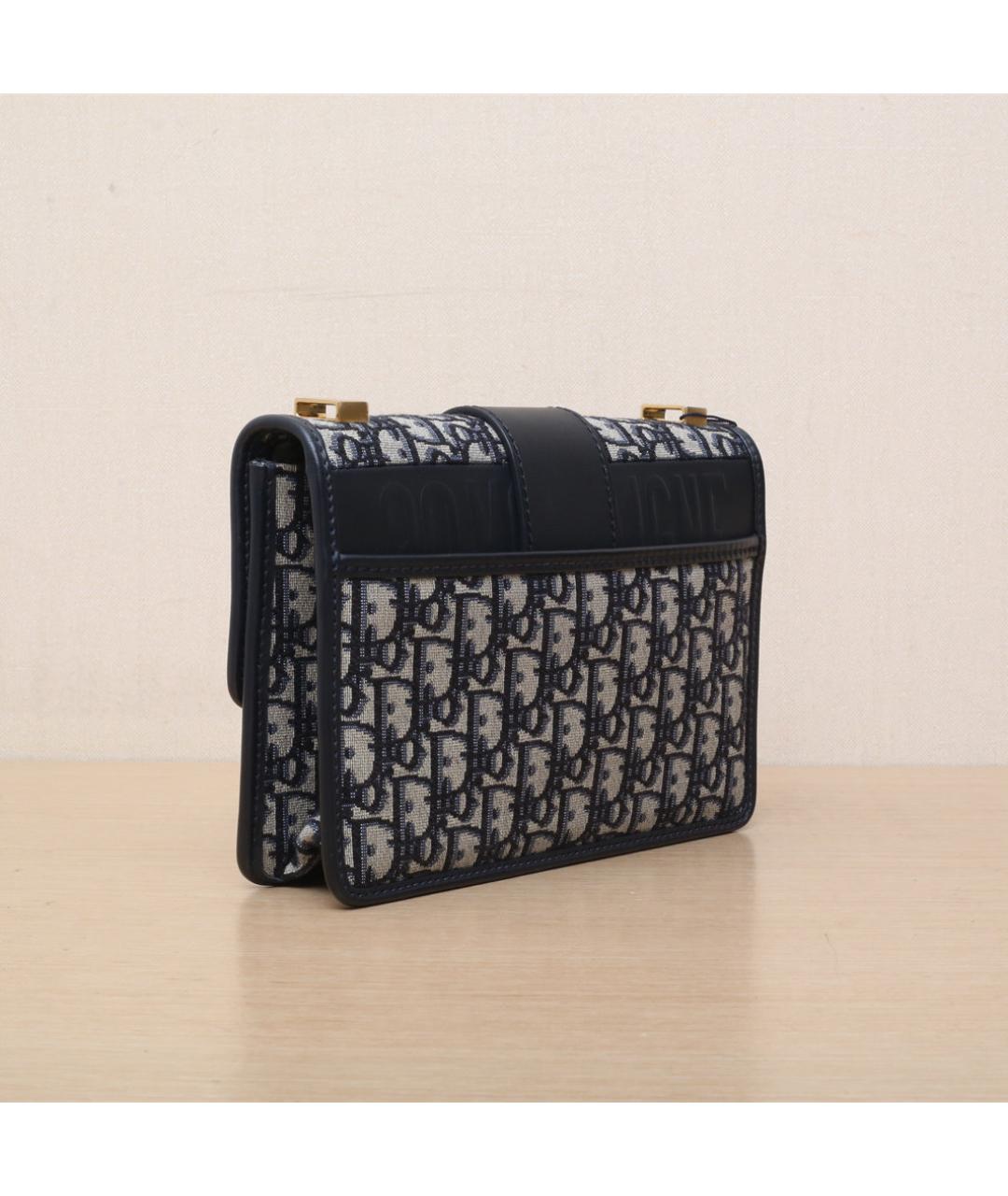 CHRISTIAN DIOR Темно-синяя сумка через плечо, фото 6