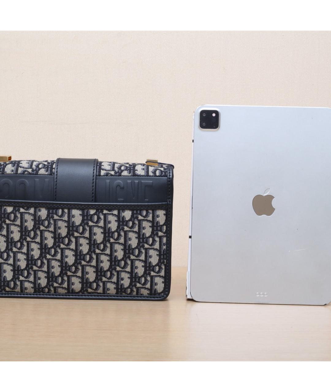 CHRISTIAN DIOR Темно-синяя сумка через плечо, фото 7