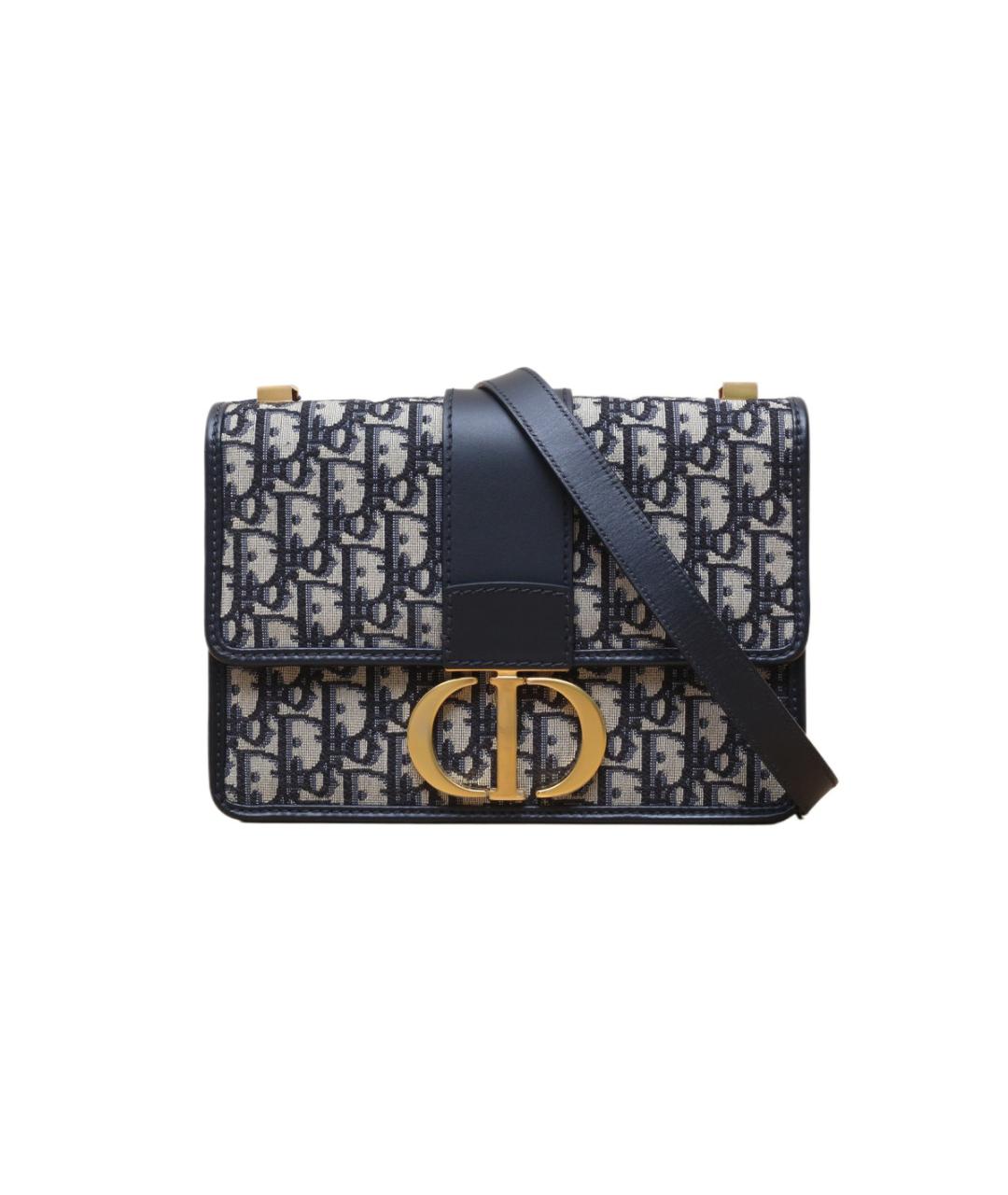 CHRISTIAN DIOR Темно-синяя сумка через плечо, фото 1