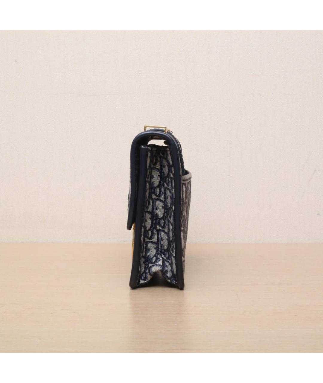 CHRISTIAN DIOR Темно-синяя сумка через плечо, фото 5