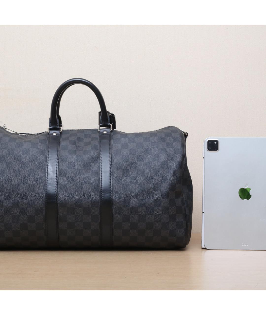 LOUIS VUITTON Черная сумка через плечо, фото 7