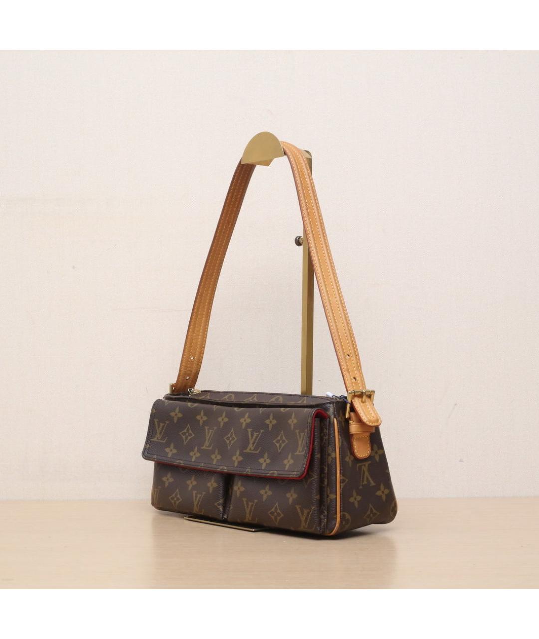 LOUIS VUITTON Коричневая сумка через плечо, фото 4