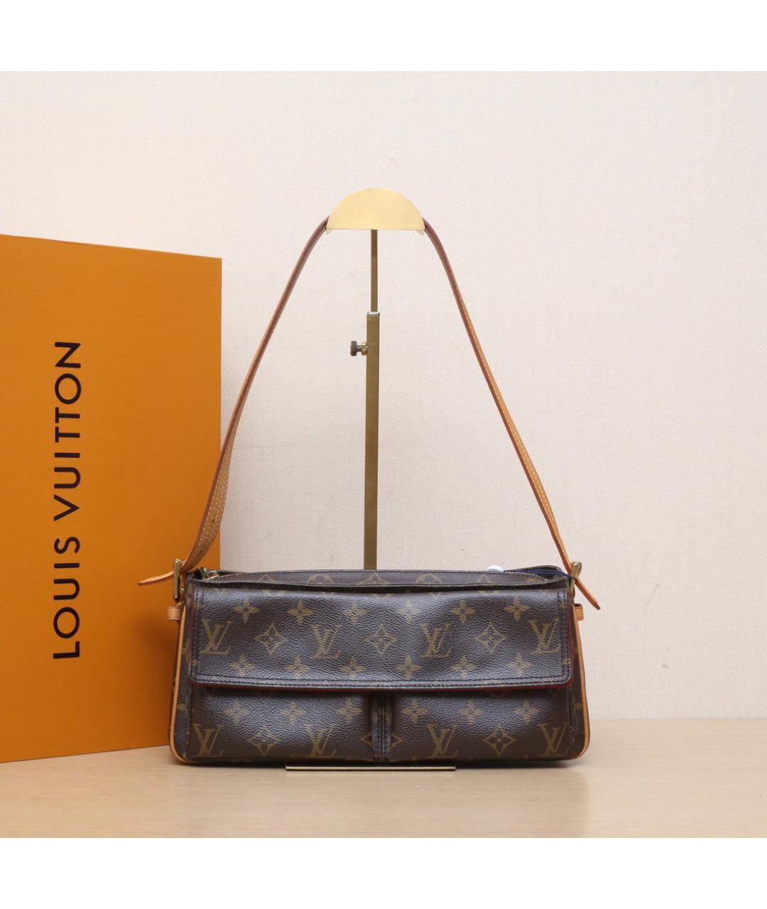 LOUIS VUITTON Коричневая сумка через плечо, фото 2