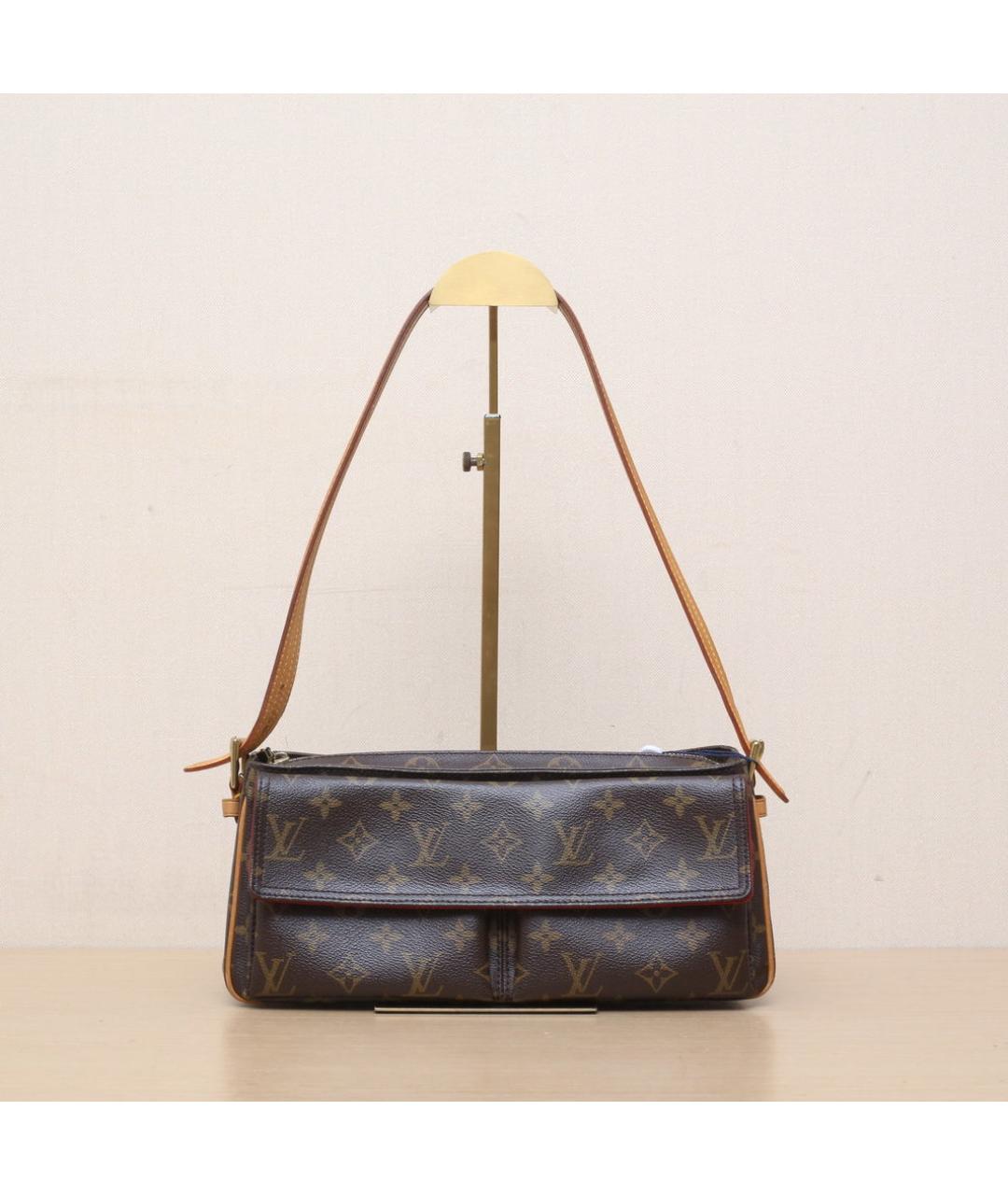 LOUIS VUITTON Коричневая сумка через плечо, фото 3