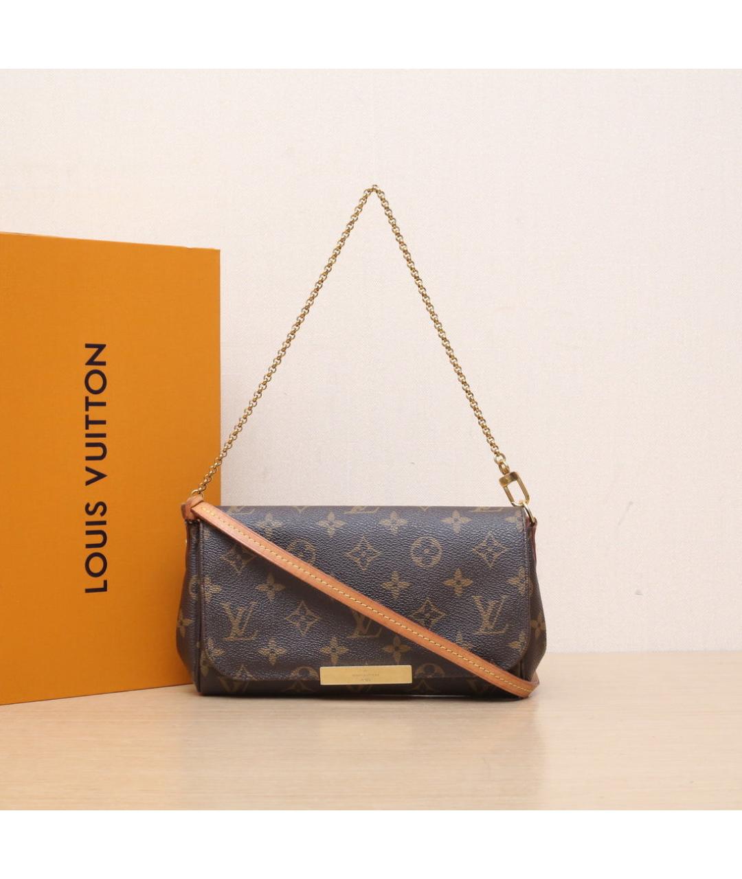 LOUIS VUITTON Коричневая сумка через плечо, фото 2