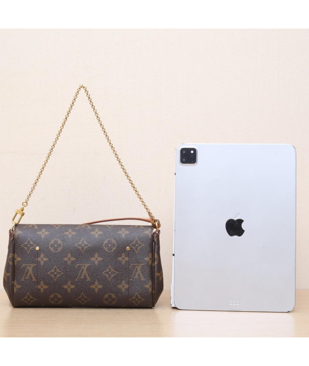 LOUIS VUITTON Коричневая сумка через плечо, фото 7