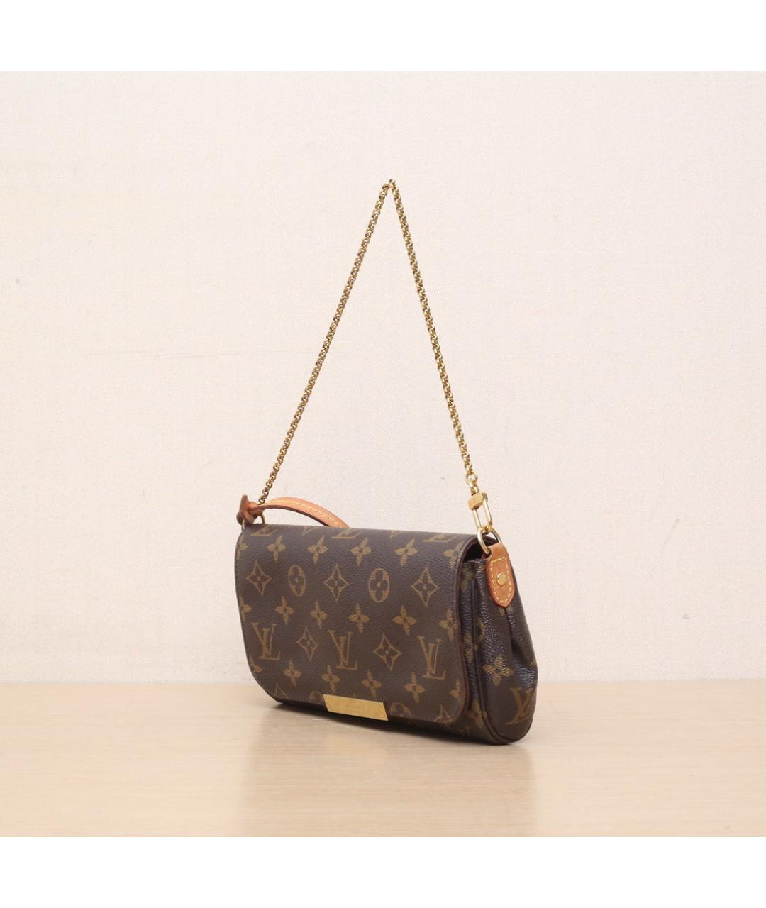 LOUIS VUITTON Коричневая сумка через плечо, фото 4