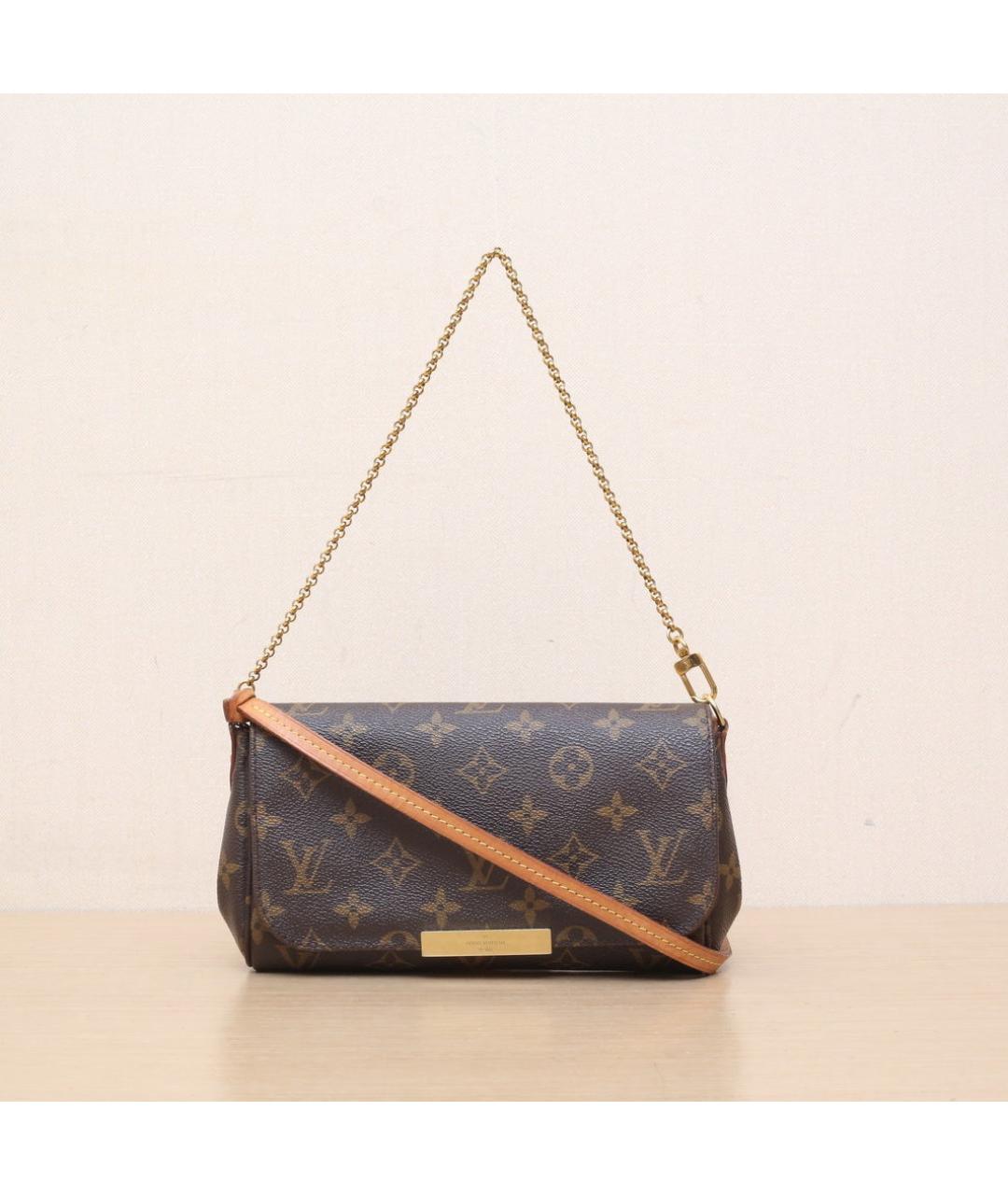 LOUIS VUITTON Коричневая сумка через плечо, фото 3