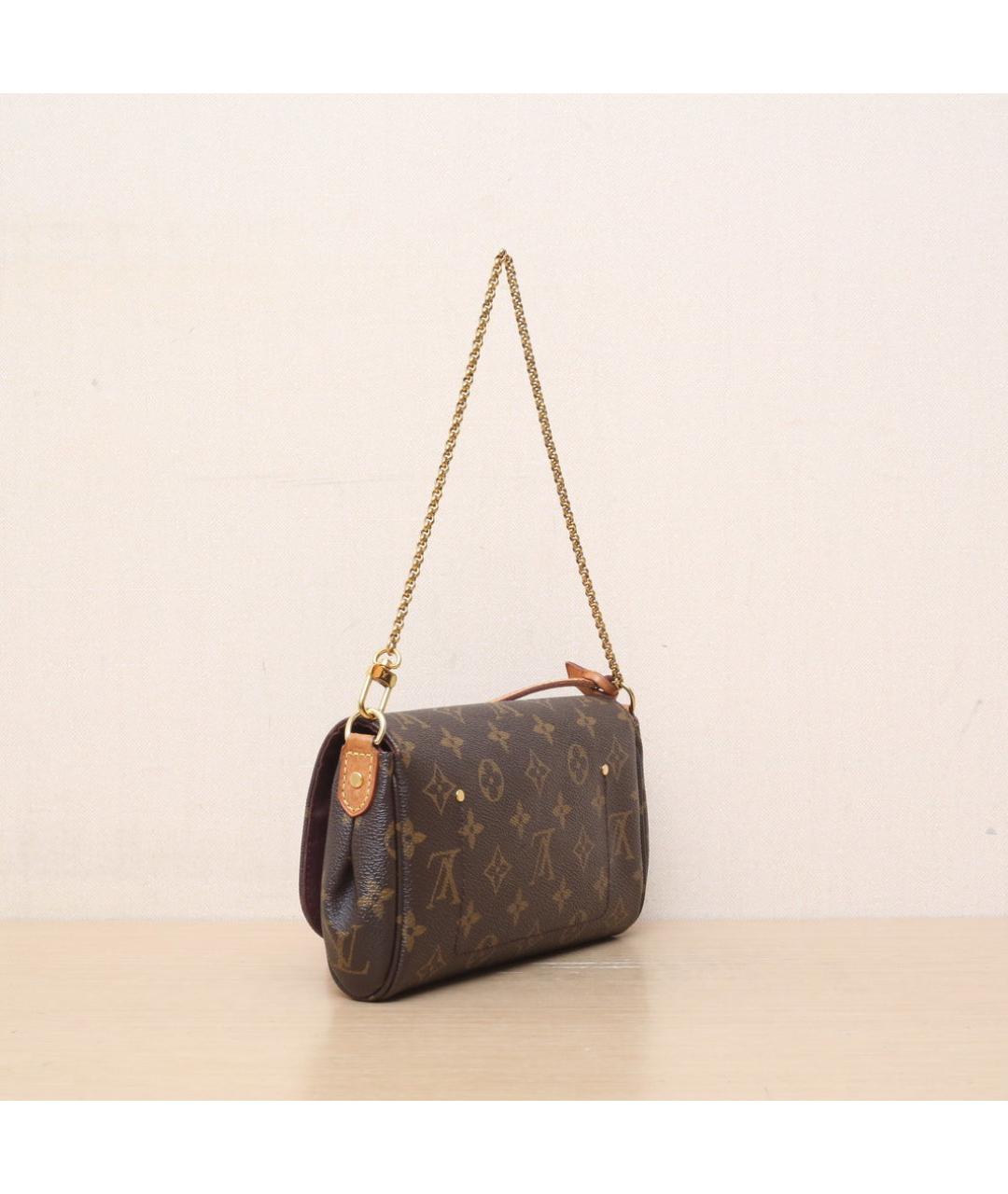 LOUIS VUITTON Коричневая сумка через плечо, фото 6